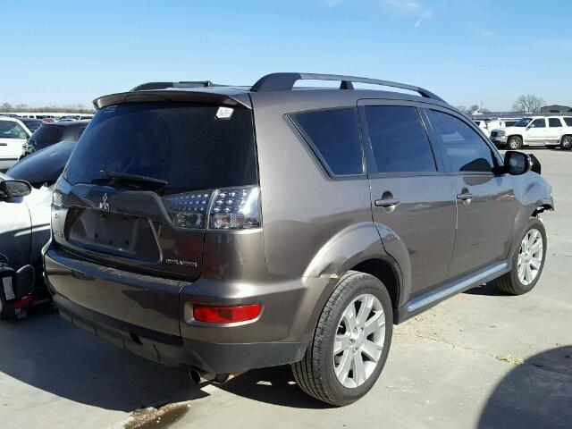 JA4AS3AW6CU001972 - 2012 MITSUBISHI OUTLANDER BROWN photo 4