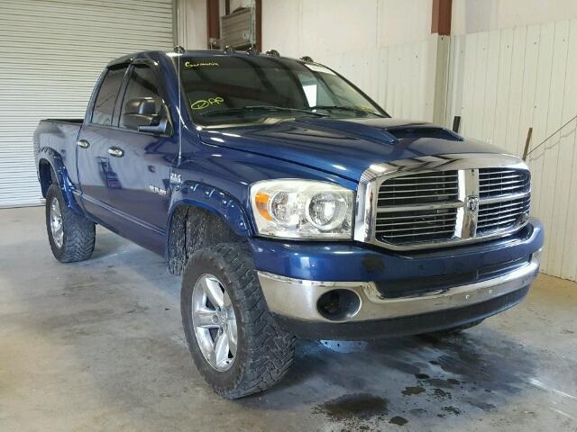 1D7HU18288S636609 - 2008 DODGE RAM 1500 S BLUE photo 1