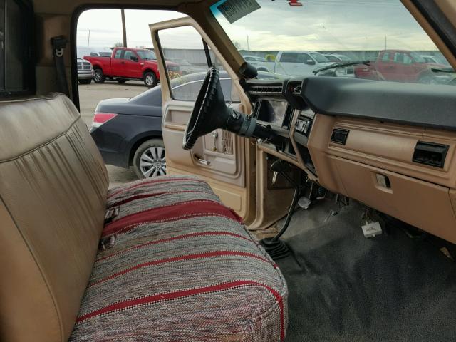 1FTEF14N3FPB35375 - 1985 FORD F150 TWO TONE photo 5