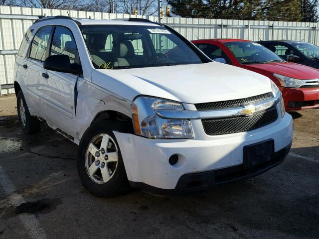 2CNDL13F376248464 - 2007 CHEVROLET EQUINOX LS WHITE photo 1