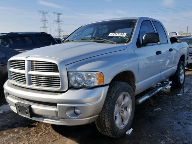 1D7HU18D45S168097 - 2005 DODGE RAM 1500 S SILVER photo 2