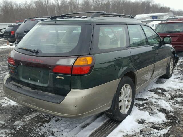 4S3BH675637607148 - 2003 SUBARU LEGACY OUT GREEN photo 4