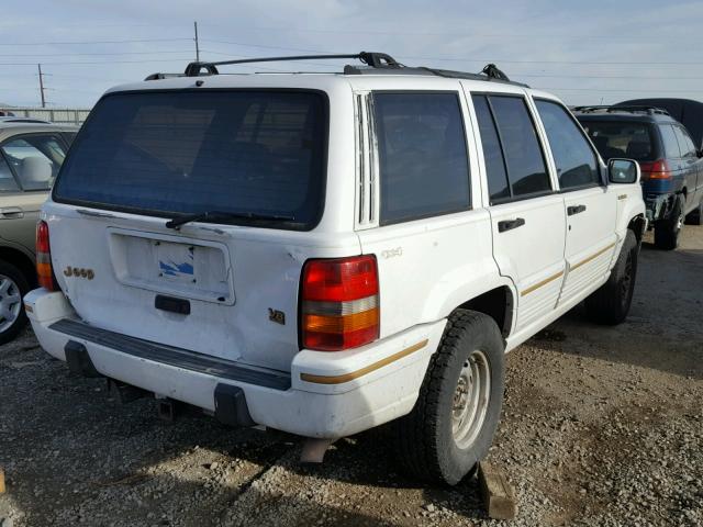 1J4GZ78Y6RC172353 - 1994 JEEP GRAND CHER WHITE photo 4