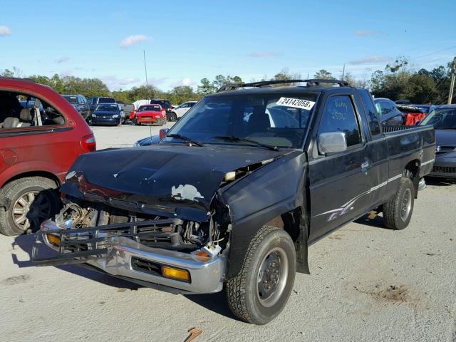 1N6SD16S9MC388648 - 1991 NISSAN TRUCK KING BLACK photo 2