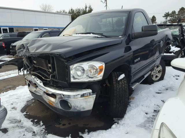 1D7HA16228J157247 - 2008 DODGE RAM 1500 S BLACK photo 2