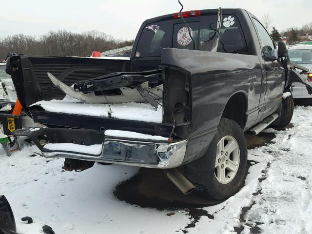 1D7HA16228J157247 - 2008 DODGE RAM 1500 S BLACK photo 4