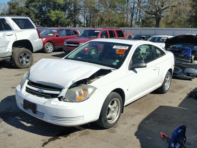 1G1AK15F967642310 - 2006 CHEVROLET COBALT LS WHITE photo 2