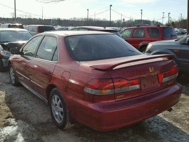 1HGCG66802A076017 - 2002 HONDA ACCORD EX RED photo 3