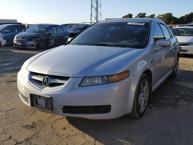 19UUA66265A032593 - 2005 ACURA TL SILVER photo 2