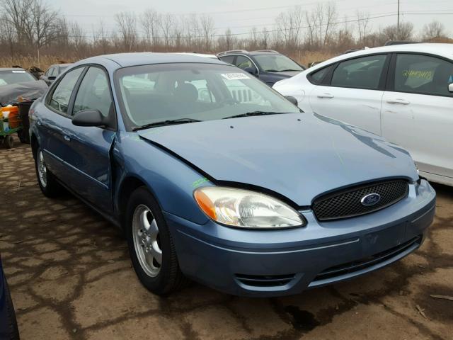 1FAFP53U26A107741 - 2006 FORD TAURUS SE BLUE photo 1