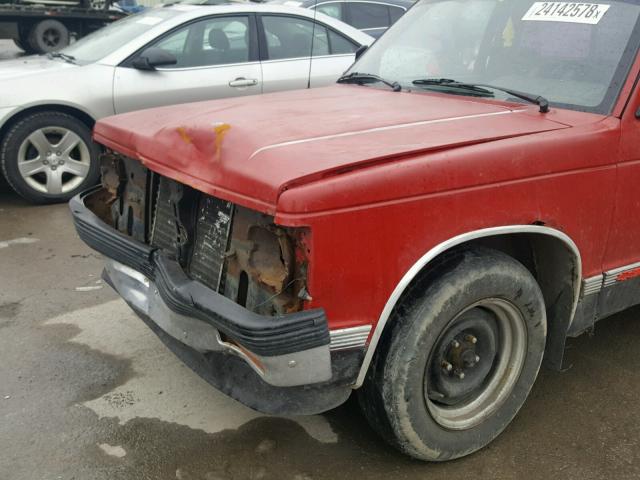 1GCCT14B8D2157520 - 1983 CHEVROLET S TRUCK S1 RED photo 10