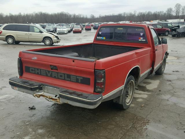 1GCCT14B8D2157520 - 1983 CHEVROLET S TRUCK S1 RED photo 4