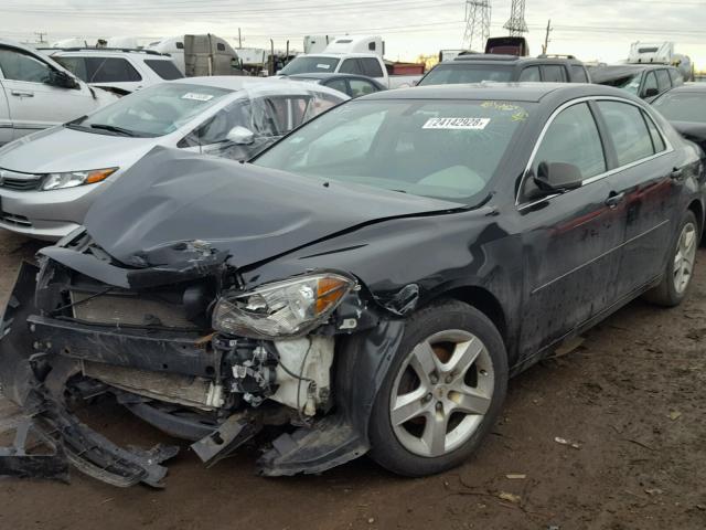 1G1ZB5E15BF198910 - 2011 CHEVROLET MALIBU LS შავი ფოტო 2
