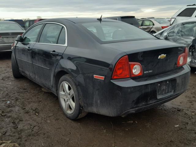 1G1ZB5E15BF198910 - 2011 CHEVROLET MALIBU LS შავი ფოტო 3
