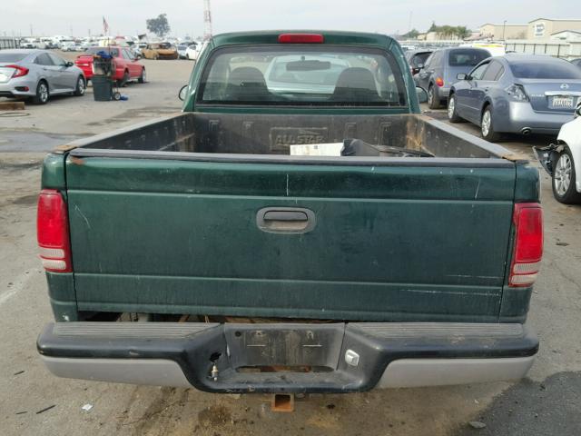 1B7FL16X32S583473 - 2002 DODGE DAKOTA BAS GREEN photo 6