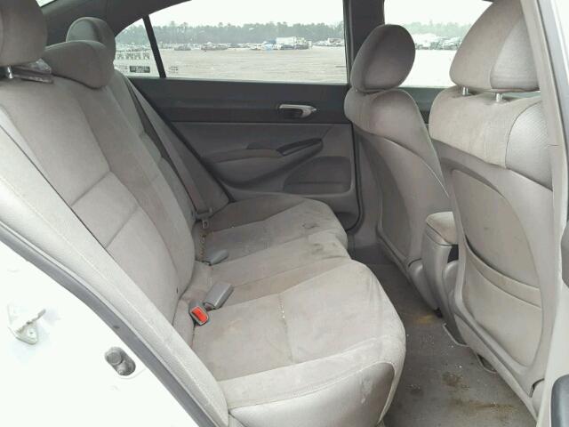 1HGFA16516L033419 - 2006 HONDA CIVIC LX SILVER photo 6