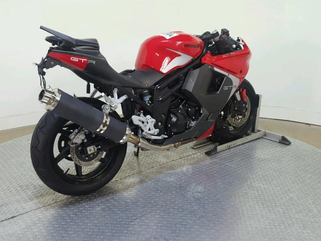 KM4MP6727D1600115 - 2013 HYOSUNG GT650 R RED photo 8