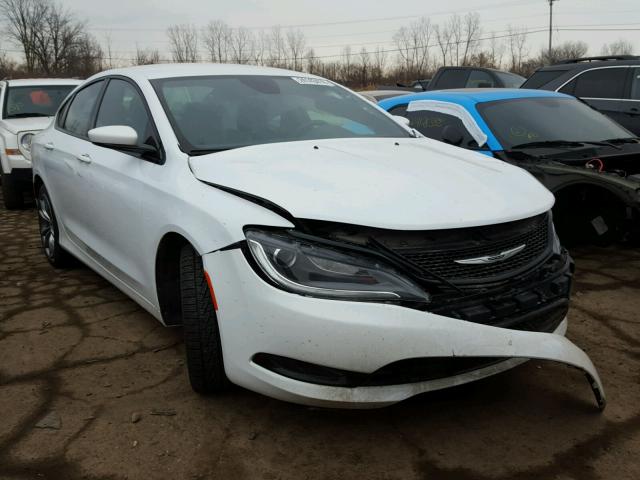 1C3CCCDG7GN100594 - 2016 CHRYSLER 200 S WHITE photo 1