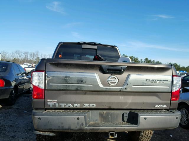 1N6AA1F44HN544028 - 2017 NISSAN TITAN XD S BROWN photo 9