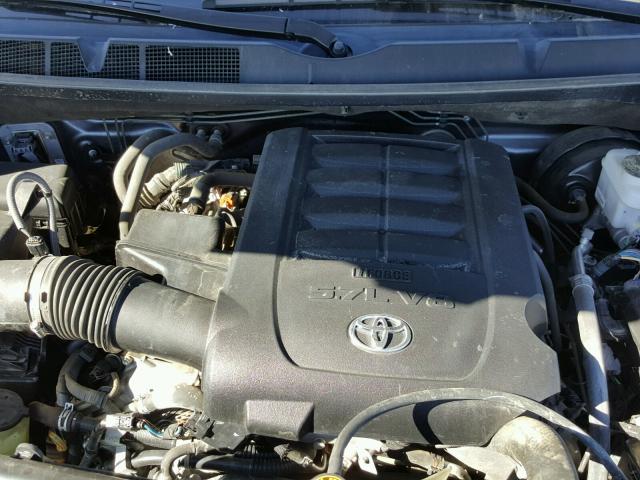 5TFHY5F11EX366959 - 2014 TOYOTA TUNDRA CRE GRAY photo 7