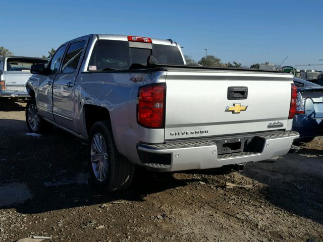 3GCUKTEJXEG453642 - 2014 CHEVROLET SILVERADO SILVER photo 3