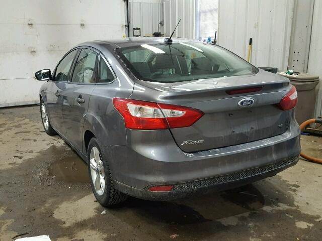 1FADP3F21DL378121 - 2013 FORD FOCUS SE GRAY photo 3