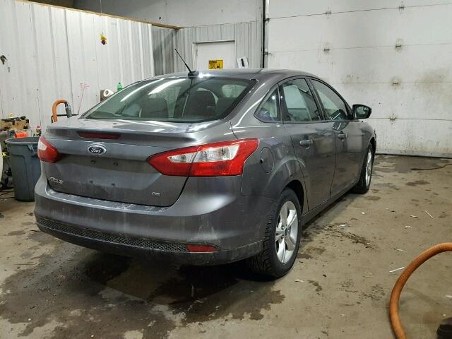 1FADP3F21DL378121 - 2013 FORD FOCUS SE GRAY photo 4