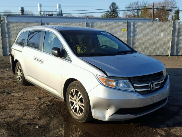 5FNRL5H63CB033150 - 2012 HONDA ODYSSEY EX SILVER photo 1