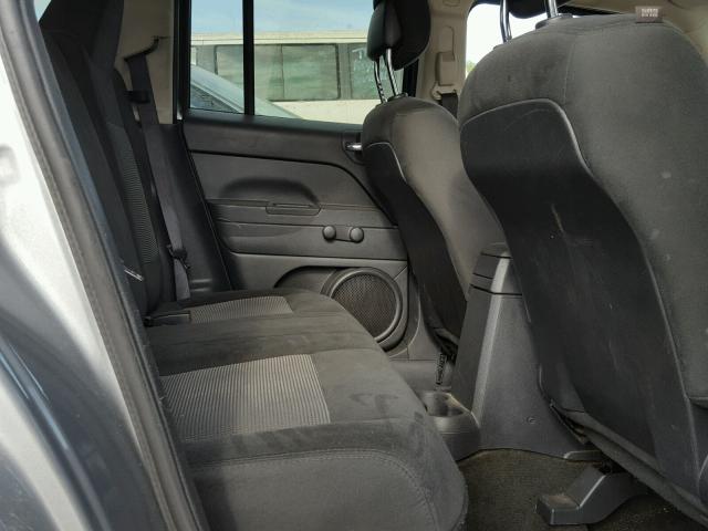 1C4NJPBAXGD589479 - 2016 JEEP PATRIOT SP GRAY photo 6