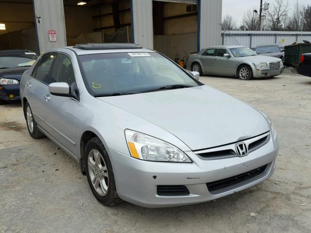 1HGCM56886A010050 - 2006 HONDA ACCORD EX SILVER photo 1