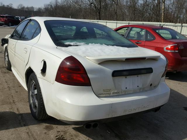 2G2WP522X41306235 - 2004 PONTIAC GRAND PRIX WHITE photo 3