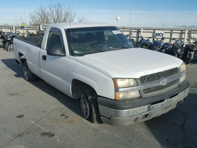 1GCEC14V63Z328340 - 2003 CHEVROLET SILVERADO WHITE photo 1