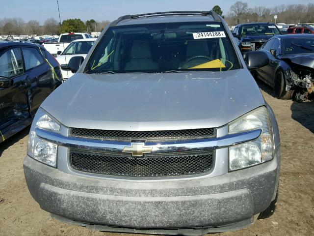 2CNDL13F156140258 - 2005 CHEVROLET EQUINOX LS SILVER photo 9