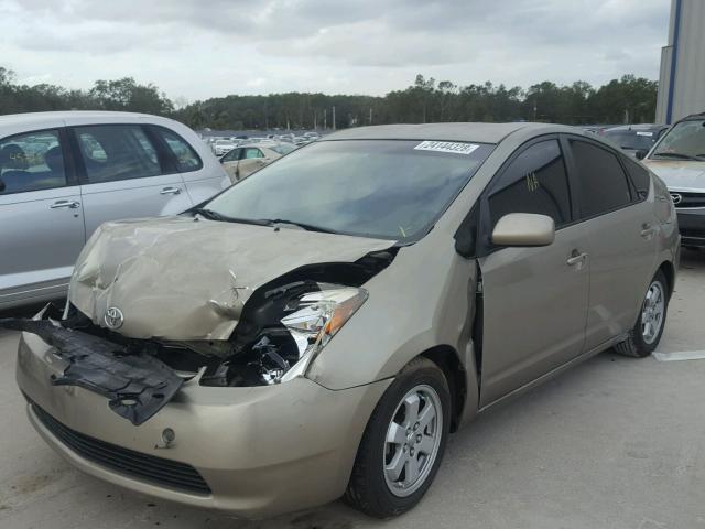 JTDKB20U153074101 - 2005 TOYOTA PRIUS GOLD photo 2