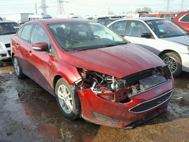 1FADP3F28FL239235 - 2015 FORD FOCUS SE MAROON photo 1