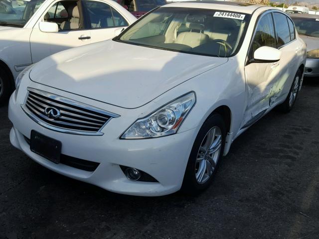 JN1DV6AR6BM451631 - 2011 INFINITI G25 WHITE photo 2