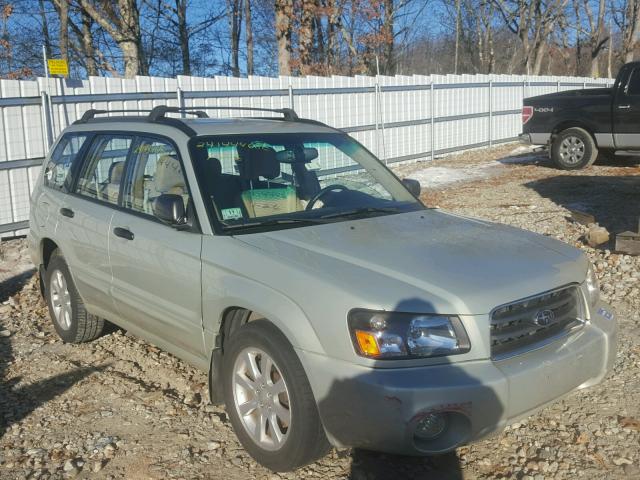 JF1SG65695H709867 - 2005 SUBARU FORESTER 2 GREEN photo 1