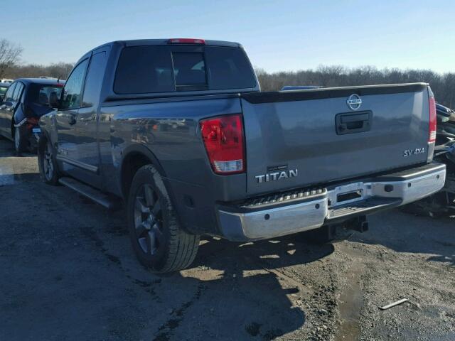 1N6AA0CC3FN500864 - 2015 NISSAN TITAN S GRAY photo 3