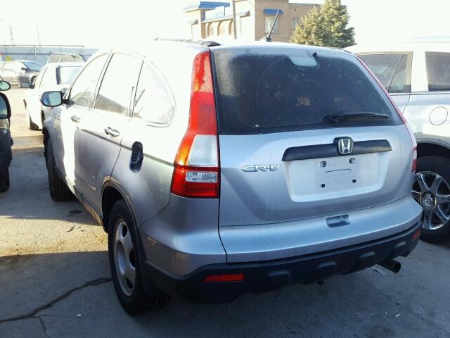 JHLRE38358C022968 - 2008 HONDA CR-V LX SILVER photo 3