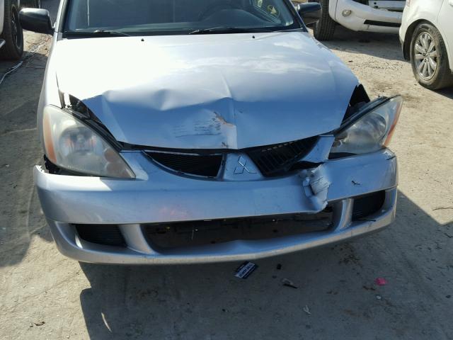 JA3AJ26E54U024601 - 2004 MITSUBISHI LANCER ES SILVER photo 9