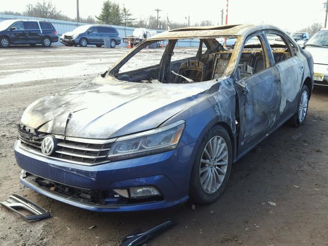 1VWBS7A38GC063339 - 2016 VOLKSWAGEN PASSAT SE BLUE photo 2