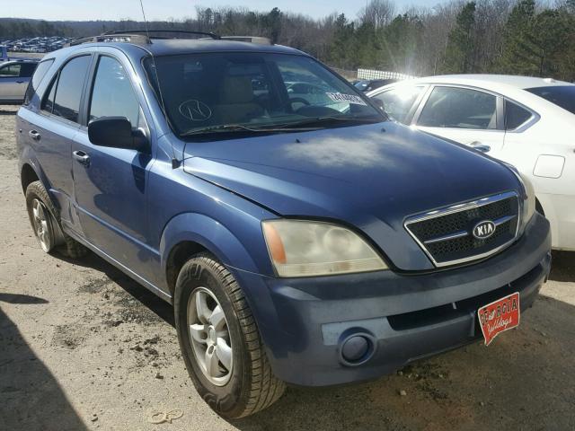 KNDJC733865591734 - 2006 KIA SORENTO EX BLUE photo 1