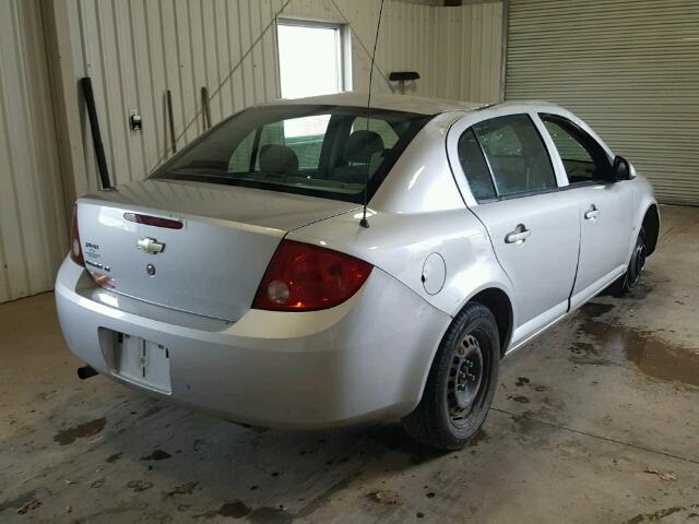 1G1AL58F587327572 - 2008 CHEVROLET COBALT LT SILVER photo 4