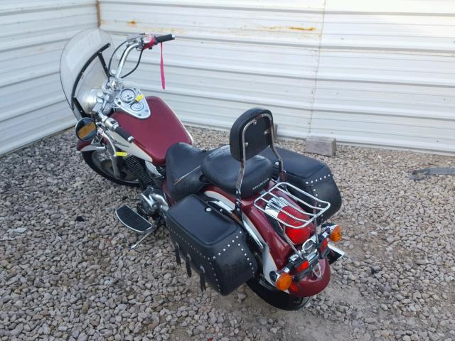 JH2RC44611M452268 - 2001 HONDA VT750 CD2 勃艮第红 照片 3