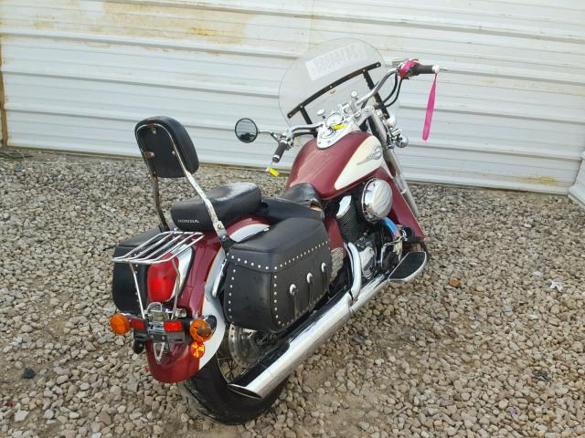 JH2RC44611M452268 - 2001 HONDA VT750 CD2 勃艮第红 照片 4