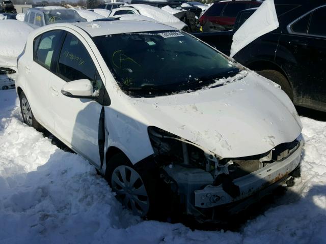 JTDKDTB39D1530151 - 2013 TOYOTA PRIUS C WHITE photo 1