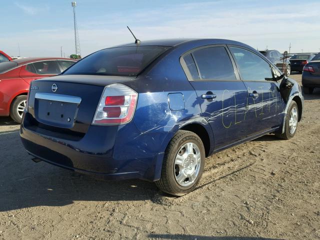 3N1AB6AP4BL711061 - 2011 NISSAN SENTRA 2.0 BLUE photo 4