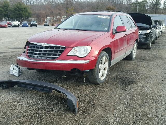 2A8GF68X67R299858 - 2007 CHRYSLER PACIFICA T RED photo 2