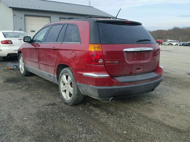 2A8GF68X67R299858 - 2007 CHRYSLER PACIFICA T RED photo 3