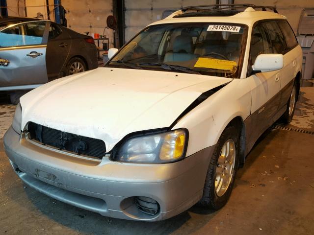 4S3BH6865Y7628300 - 2000 SUBARU LEGACY OUT WHITE photo 2